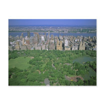 Aerial view of Central Park and the west side Postcards