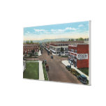 Aerial View of Commerce Avenue Canvas Print
