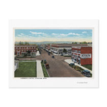 Aerial View of Commerce Avenue Postcard