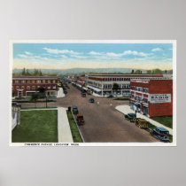 Aerial View of Commerce Avenue Poster