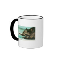 Aerial View of Eagle Dome at Point Lobos Coffee Mugs
