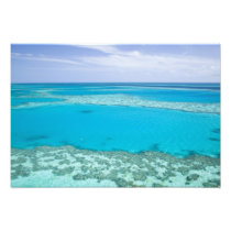 Aerial view of Great Barrier Reef by