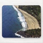 Aerial View Of Hanalei Beach - Kauai Mouse Pads