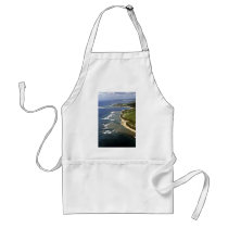 Aerial View Of Hanalei Shore - Kauai Aprons