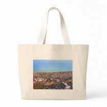 Aerial View of Honolulu Coastline, Oahu, Hawaii Bags