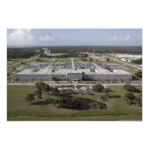 Aerial view of Kennedy Space Center