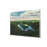 Aerial View of Lake Placid Stretched Canvas Prints