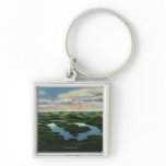 Aerial View of Lake Placid Key Chain