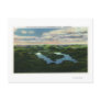 Aerial View of Lake Placid Post Card