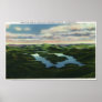 Aerial View of Lake Placid Print