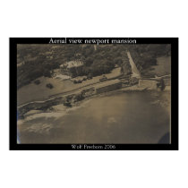 aerial view of newport mansion posters by wolffreeborn aerial view of newport mansion posters