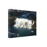 Aerial View of Niagara Falls & Maid of The Mist Gallery Wrap Canvas