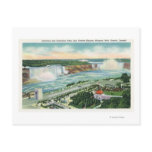 Aerial View of Oakes Garden Theatre and Falls Post Card