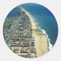 Aerial View of Ocean City Maryland Sticker