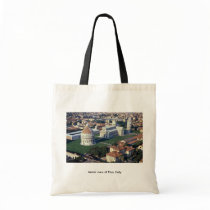 Aerial view of Pisa, Italy Tote Bag