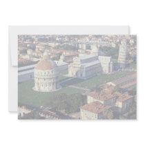 Aerial view of Pisa, Italy Custom Invites