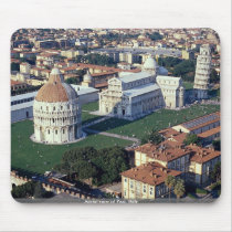 Aerial view of Pisa, Italy Mousepads