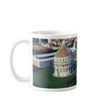 Aerial view of Pisa, Italy Mug