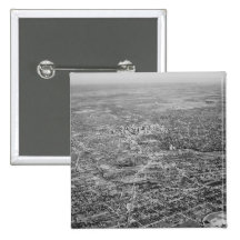 Aerial View of San Antonio, 1939 Pinback Button