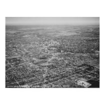 Aerial View of San Antonio, 1939 posters