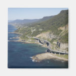 Aerial view of Sea Cliff Bridge near Wollongong, 2 Fridge Magnet