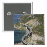 Aerial view of Sea Cliff Bridge near Wollongong, Button