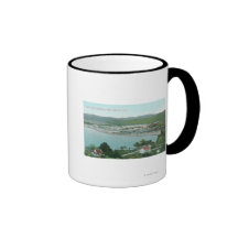 Aerial View of Sulphur Banks Quicksilver Mine Coffee Mug