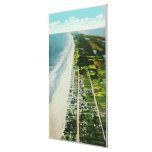 Aerial View of the Beachfront Canvas Prints