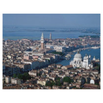Aerial view of the Campanile and Grand Canal of Ve Flyer