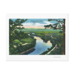 Aerial View of the Chemung River Valley Post Card