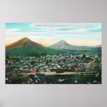 Aerial View of the CitySan Luis Obispo, CA Poster