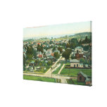Aerial View of the CitySanta Cruz, CA Gallery Wrapped Canvas