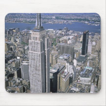 Aerial view of the Empire State Building and Mousepads