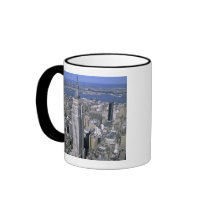 Aerial view of the Empire State Building and Mug