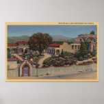 Aerial View of the Entire Mission Print