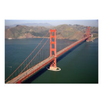 Aerial view of the Golden Gate Bridge in the 2
