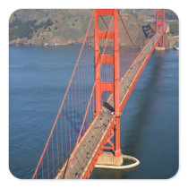 Aerial view of the Golden Gate Bridge in the Stickers