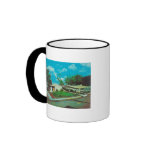 Aerial View of the Golden Tee Resort Lodge mugs