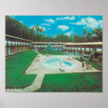 Aerial View of the Golden Tee Resort Pool Poster