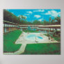Aerial View of the Golden Tee Resort Pool Poster