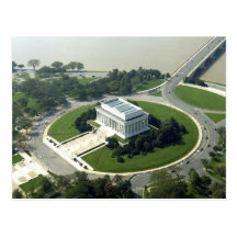 Aerial View of the Lincoln Memorial Postcard