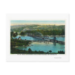 Aerial View of the Maine Central Railroad Post Card
