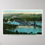 Aerial View of the Maine Central Railroad Print
