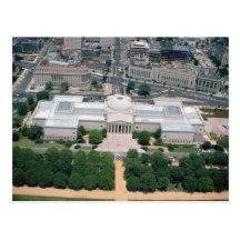 Aerial view of the National Gallery of Art Postcard