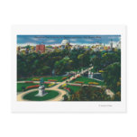 Aerial View of the Public Gardens, Beacon Hill Post Cards