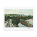Aerial View of the San Lorenzo River Postcard