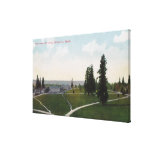 Aerial View of the Vancouver Barracks Stretched Canvas Print