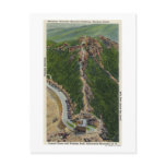 Aerial View of Winding Trail, Castle, Summit Postcard