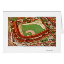 Aerial View of Wrigley FieldChicago, IL Greeting Card