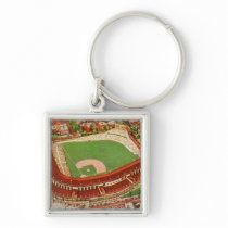 Aerial View of Wrigley FieldChicago, IL Key Chains